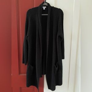 Long Black Cardigan